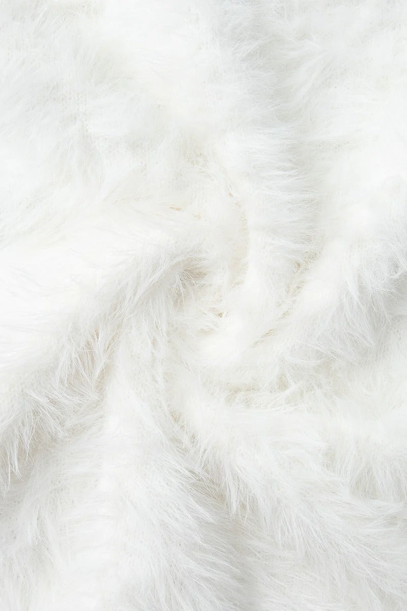 Plush Knit Long Skirt - Image 5