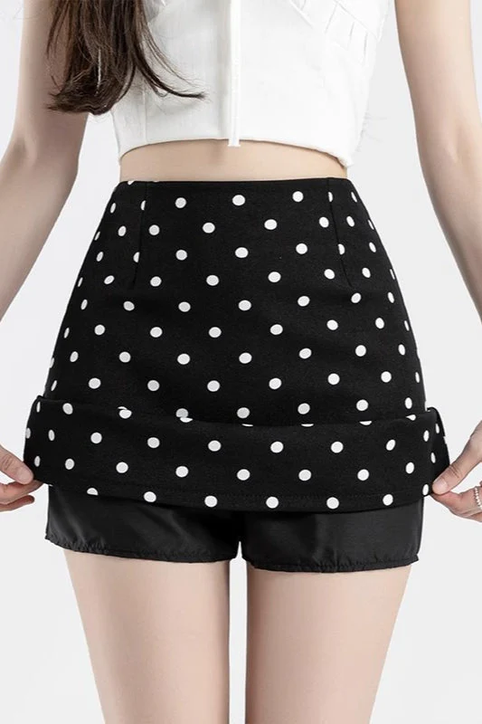 Polka Dot A-Line Skirt - Image 5