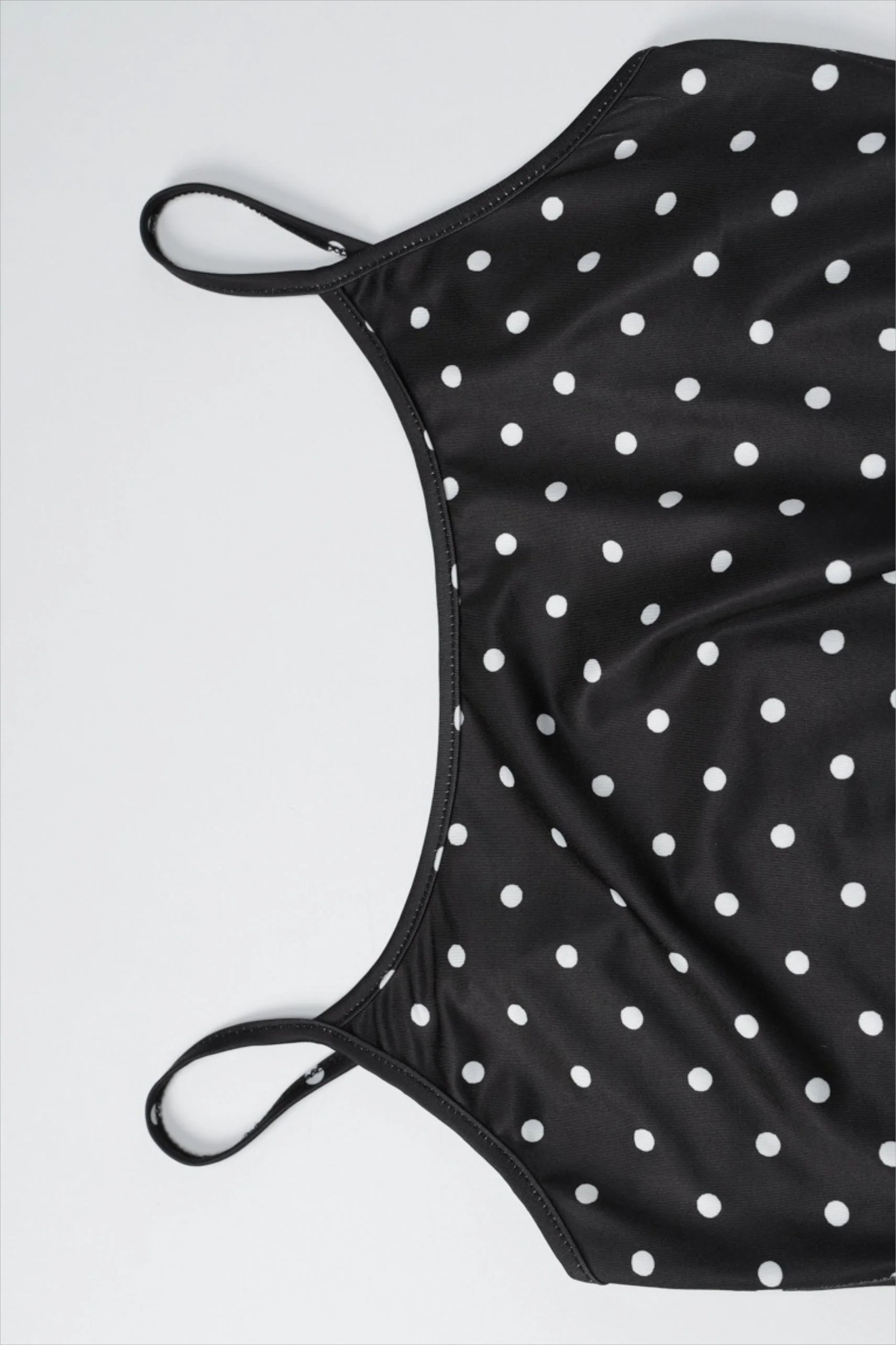 Polka Dot Cami Bodycon Slim Maxi Dress - Image 7