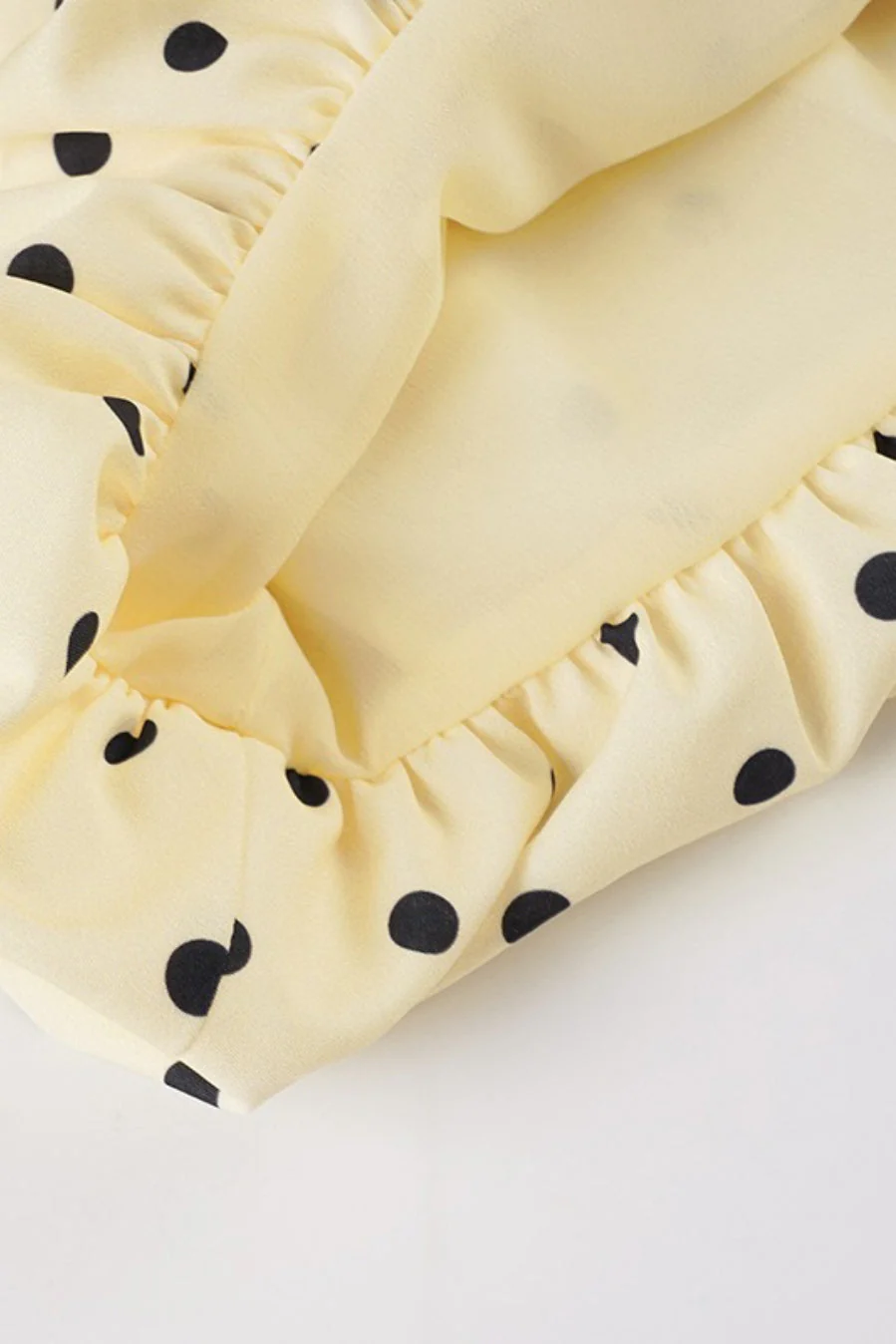 Polka Dot Sash Halter Tulip Mini Dress - Image 9