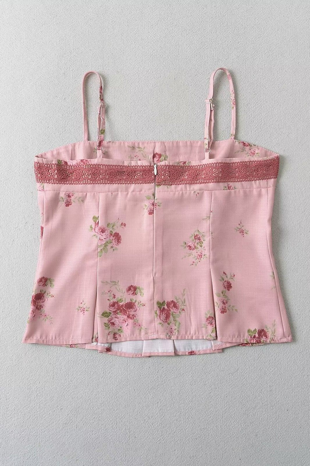 Pure Desire Floral Print Ruffled Cami Top - Image 5