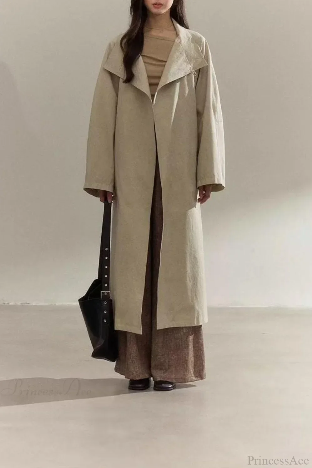 Vintage Purple Distressed Minimalist Overcoat - Image 5