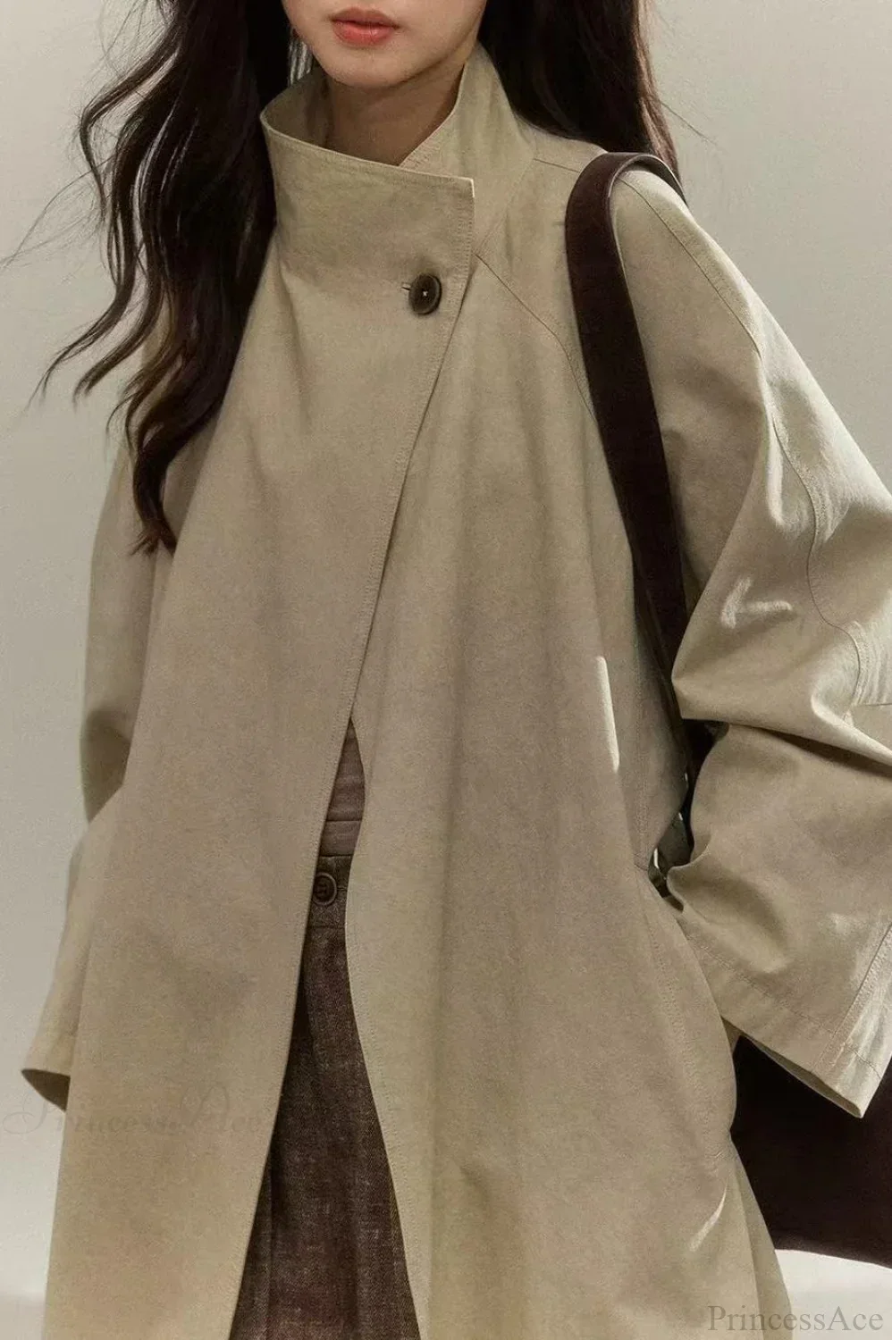 Vintage Purple Distressed Minimalist Overcoat - Image 7