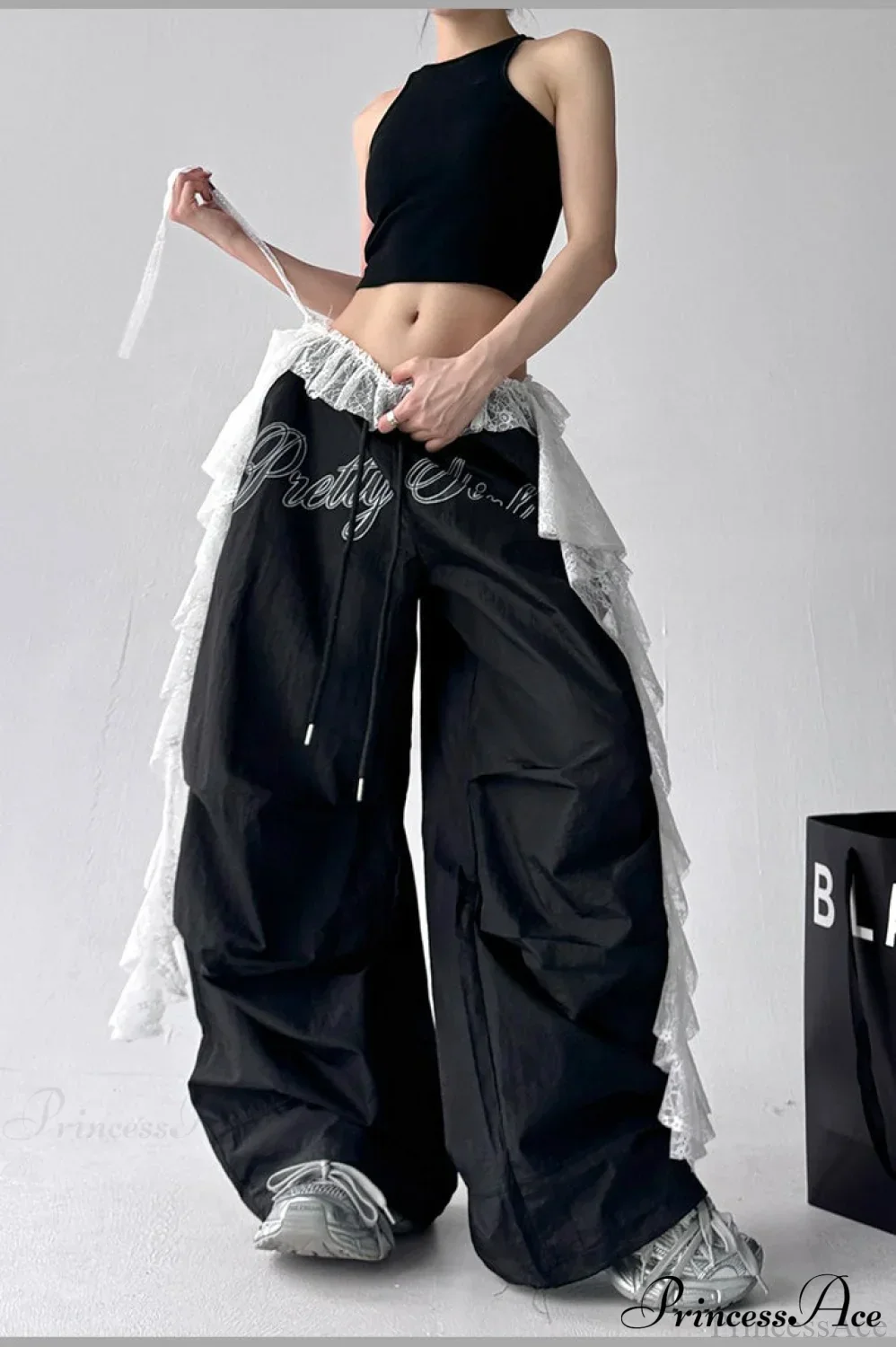 Quick-Dry Lightweight Loose Wide-Leg Drawstring Pants - Image 8
