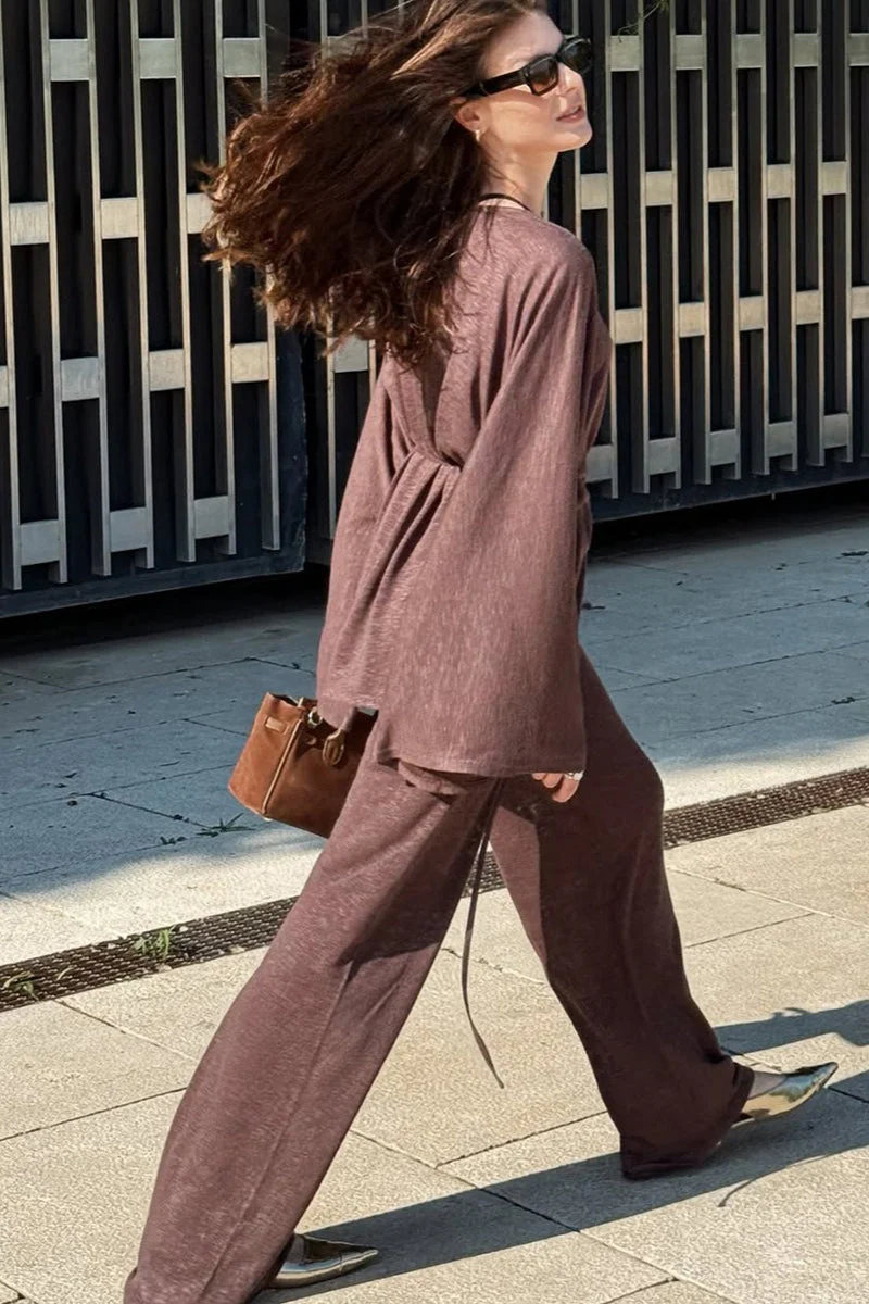 Relaxed Loose Casual Two Piece Set - Image 8