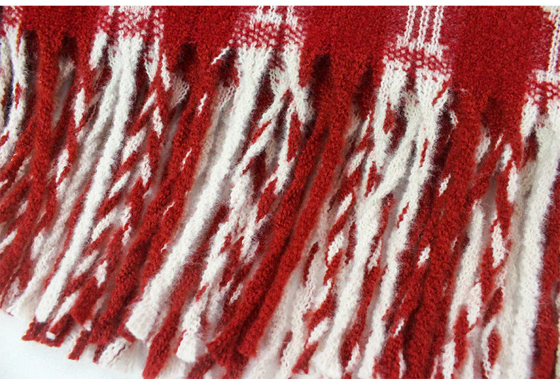 Reversible Polka Dot Fringe Scarf - Image 11