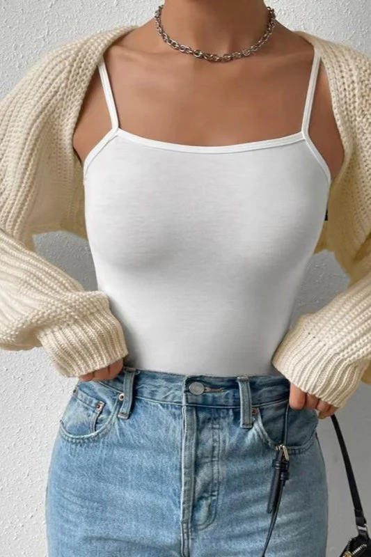 Ribbed Knit Long Sleeve Cardigan - Image 5