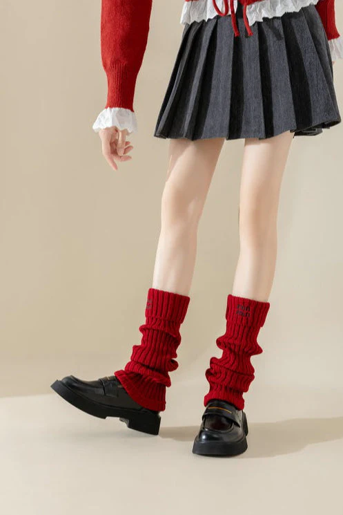 Ribbed Slouchy Leg Warmers - Image 11