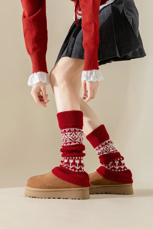 Ribbed Slouchy Leg Warmers - Image 4