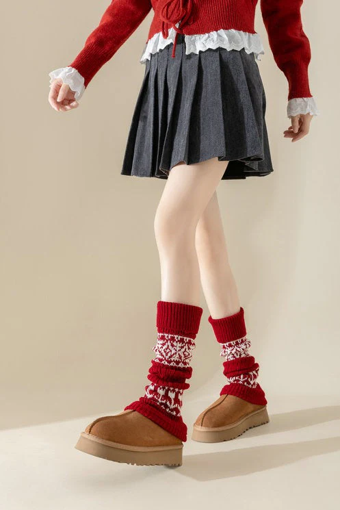 Ribbed Slouchy Leg Warmers - Image 5