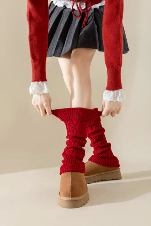 Ribbed Slouchy Leg Warmers - Image 7