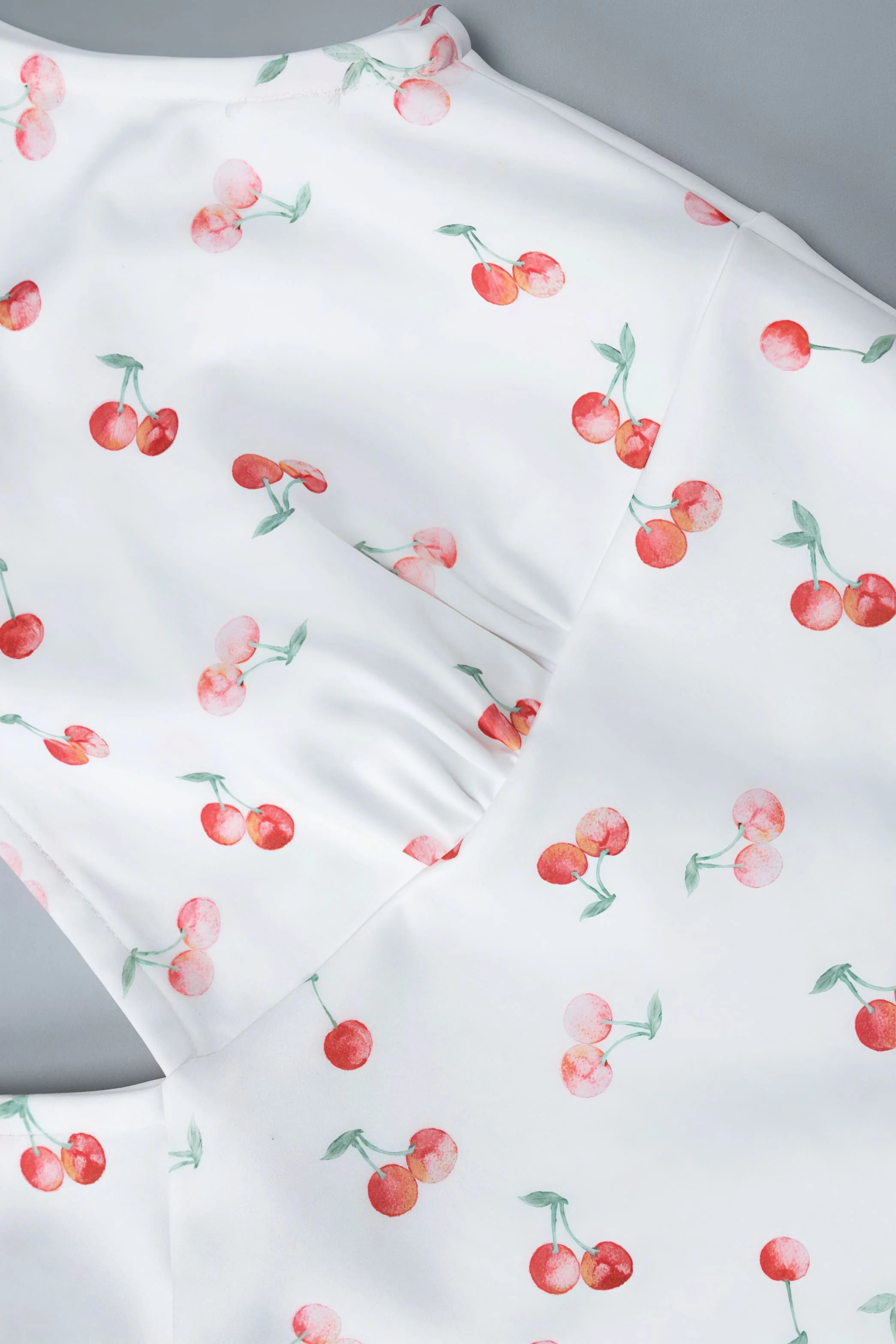Romantic Pastoral Floral Print V Neck Mini Dress - Image 7