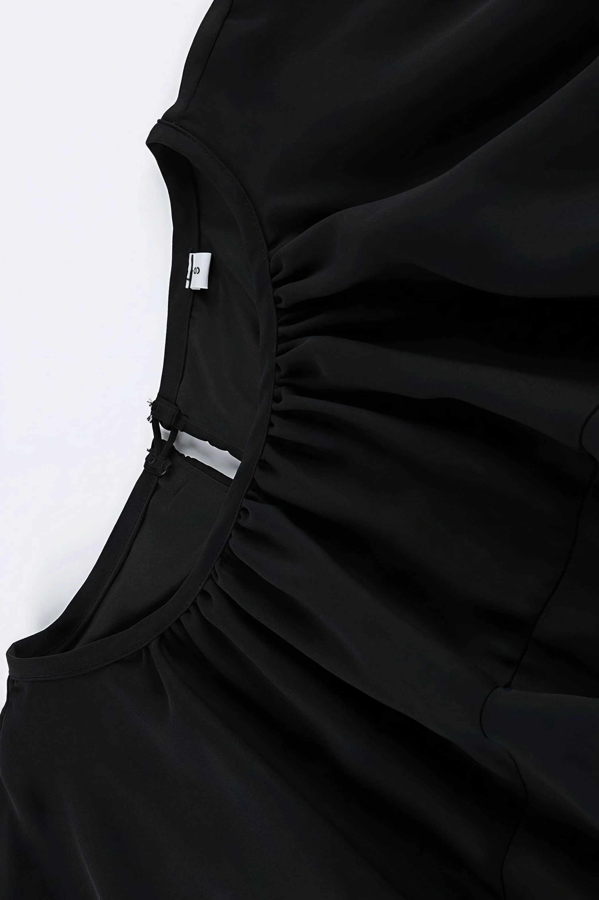 Ruffle Cape Half Sleeve Elegant Mini Dress - Image 5