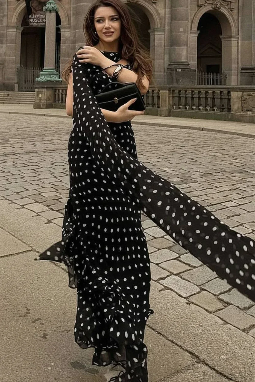 Ruffled Spaghetti Strap Maxi Dress - Image 5