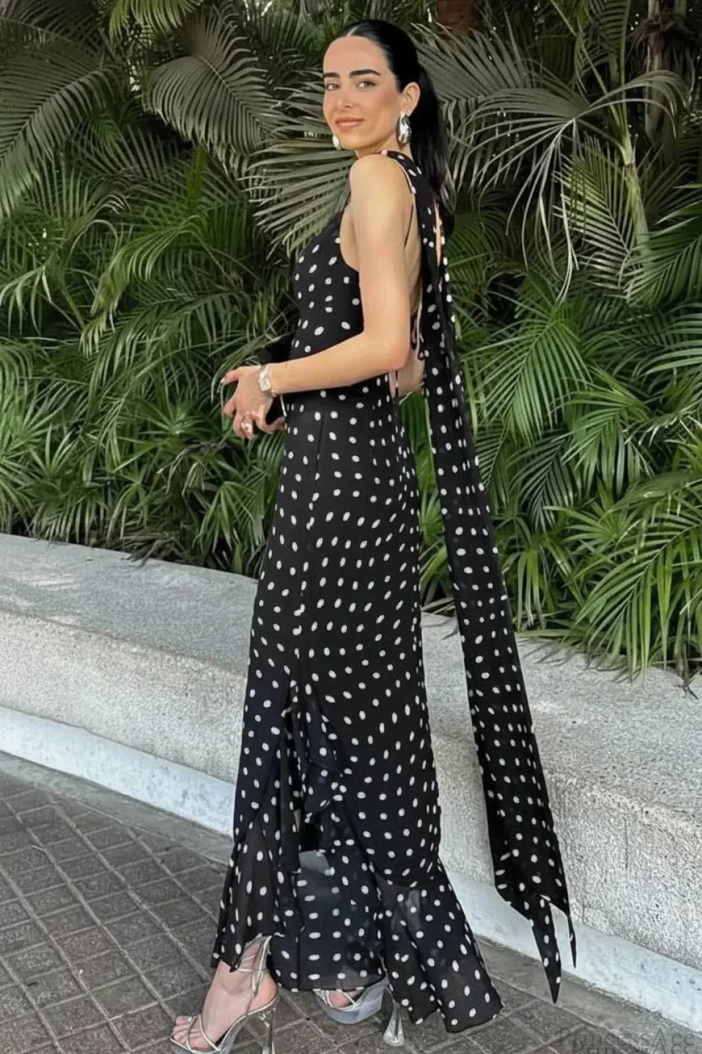 Ruffled Spaghetti Strap Maxi Dress - Image 6