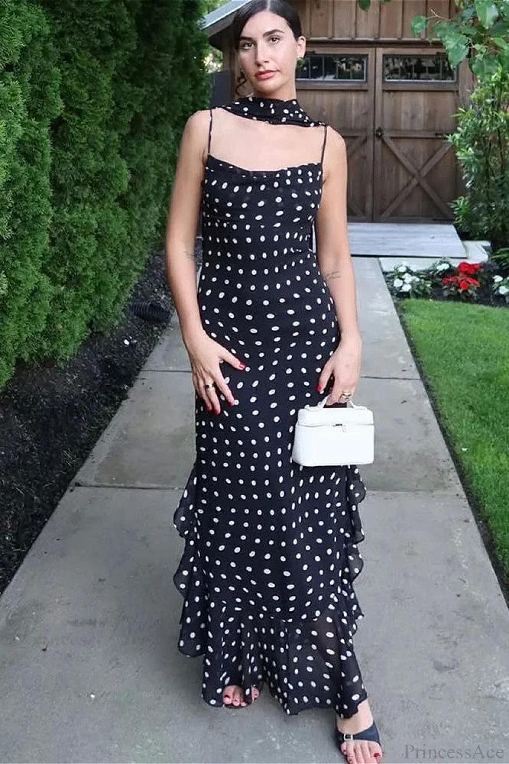 Ruffled Spaghetti Strap Maxi Dress - Image 7