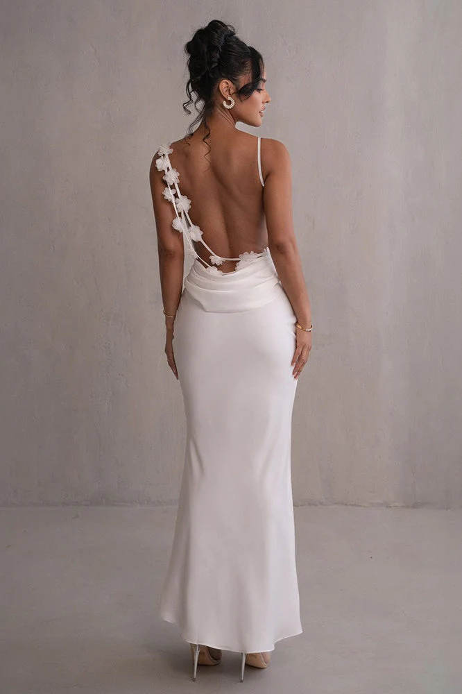 Satin Cami Backless Sexy Slim Fit Prom Dress - Image 6