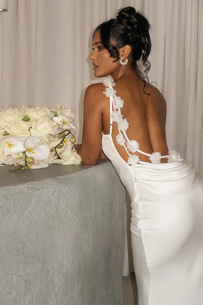 Satin Cami Backless Sexy Slim Fit Prom Dress - Image 7