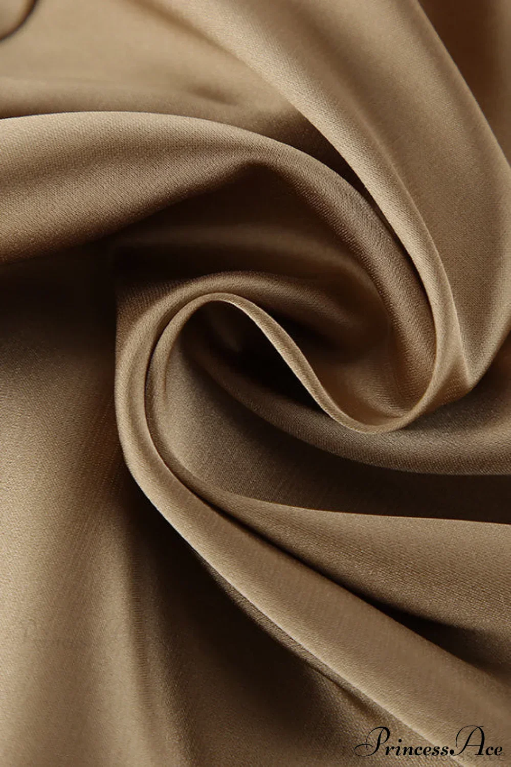 Satin Crew Neck Pullover Blouse - Image 3