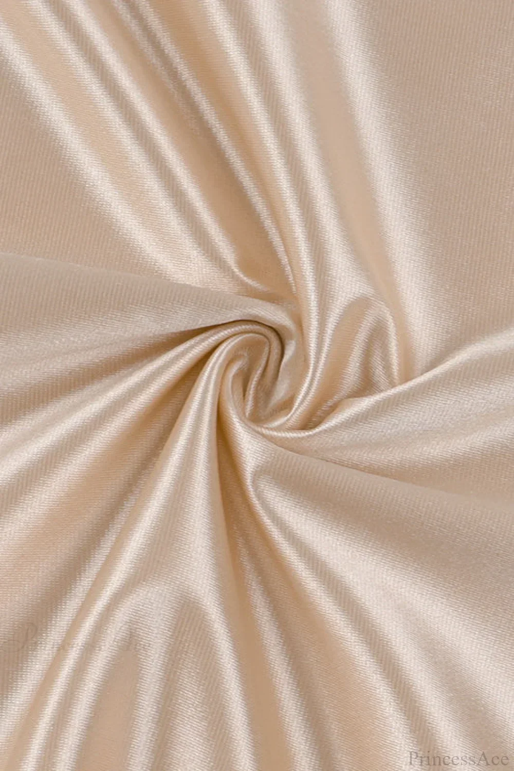 Satin Lace Paneled Fitted Waist Party Dress - Image 7