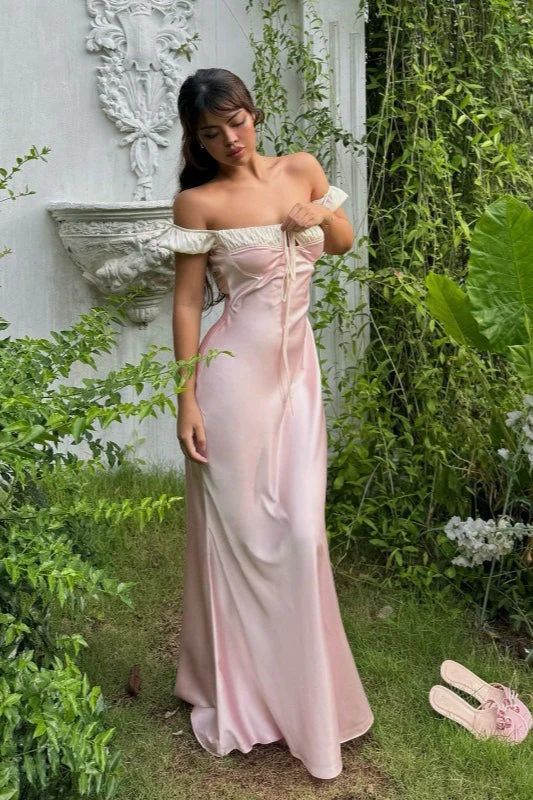 Satin Strapless Tie Slim Romantic Mini Dress - Image 7