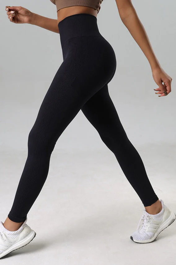 Seamless High Waist Sculpting Leggings - Image 3