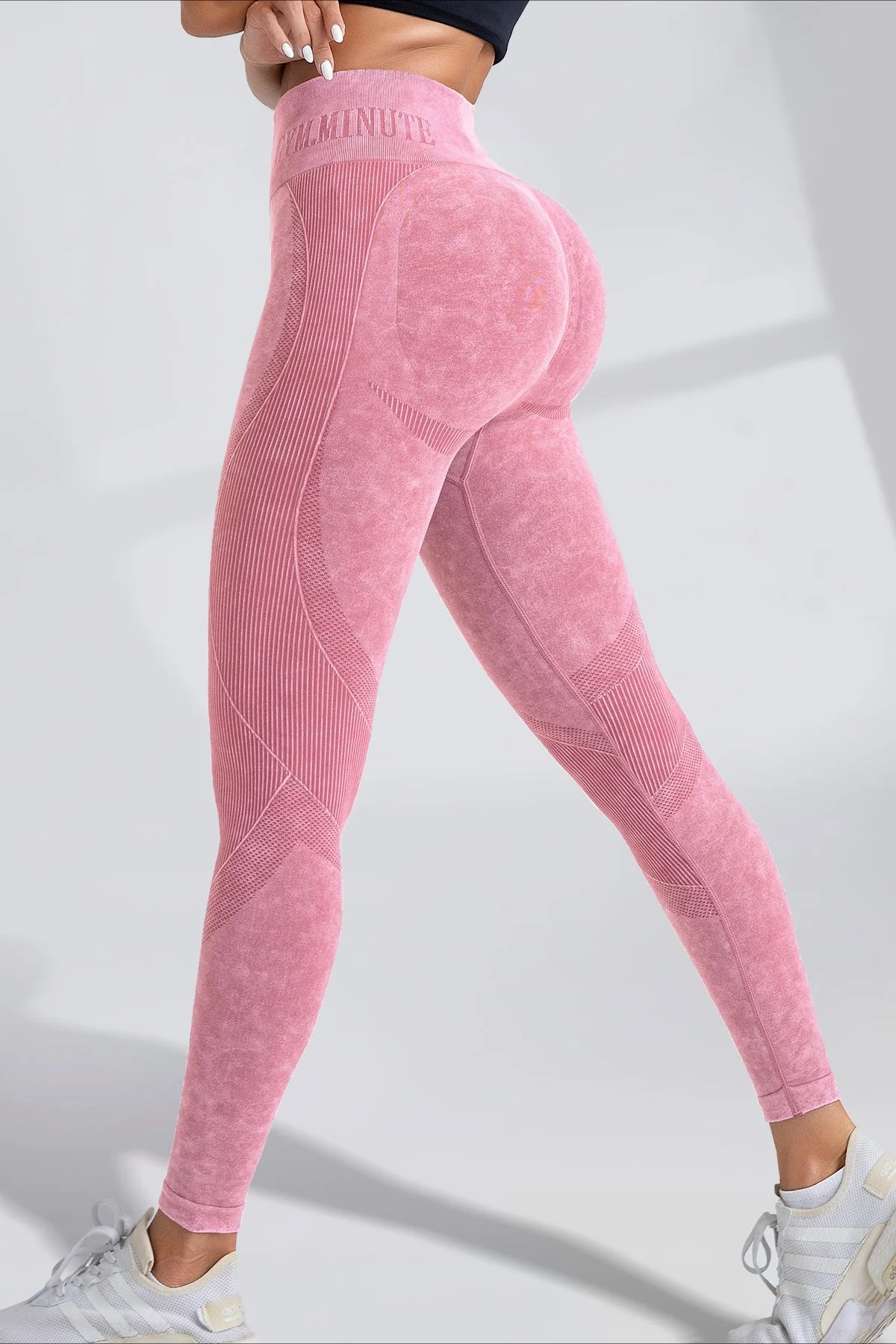 Seamless Matte Booty Lifting Workout Leggings - Image 15