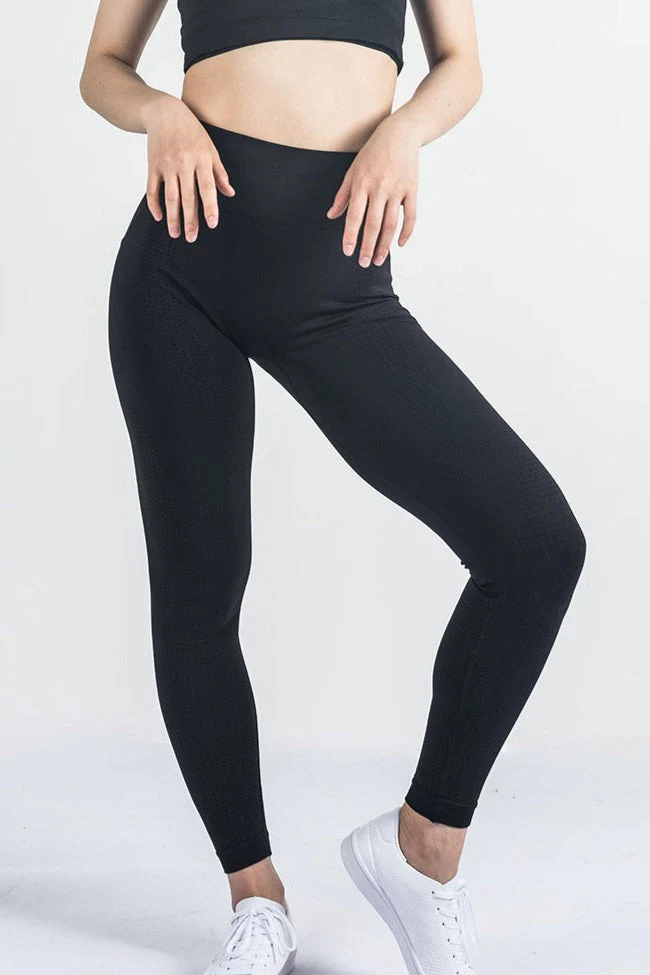 Seamless Quick-Dry Cut Out High-Waist Yoga Leggings - Image 3
