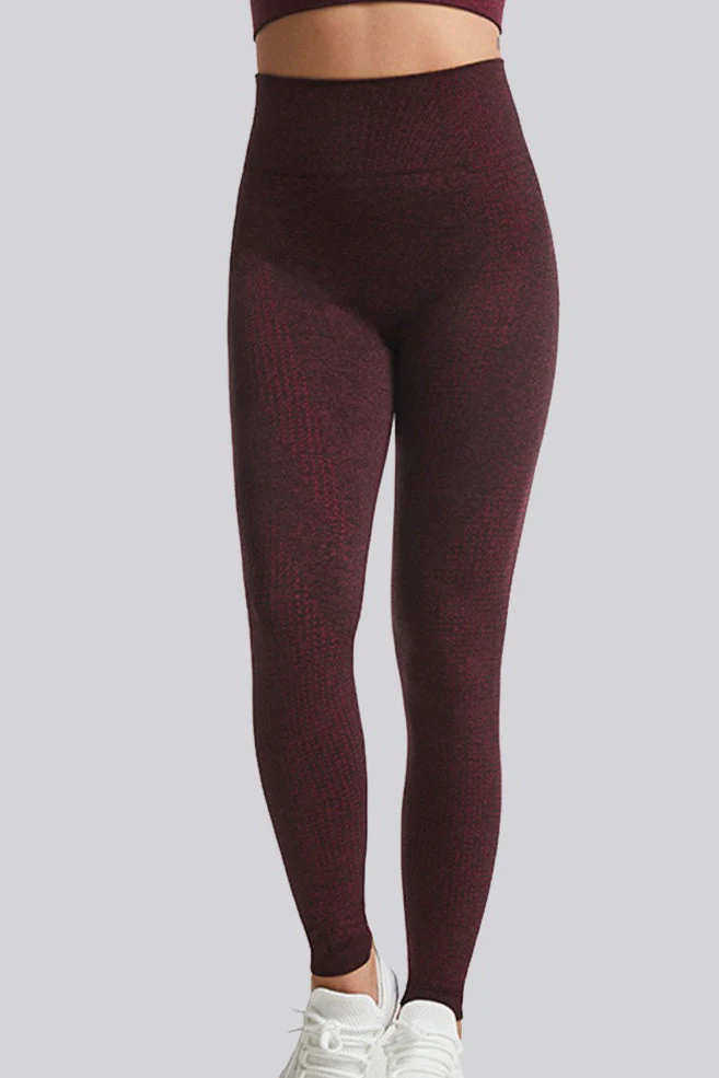 Seamless Quick-Dry Cut Out High-Waist Yoga Leggings - Image 5
