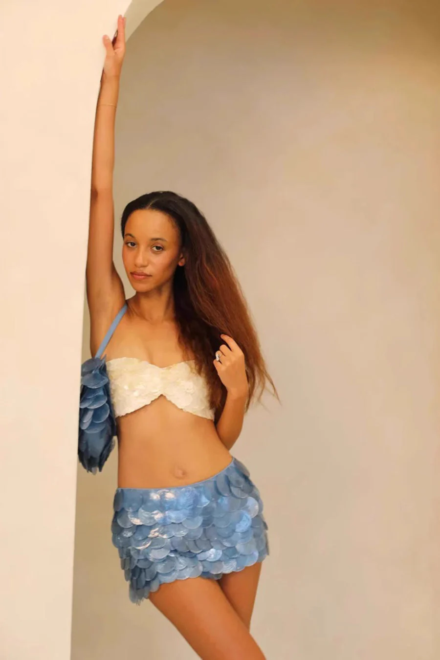 Sequin Bodycon Mini Skirt - Image 5