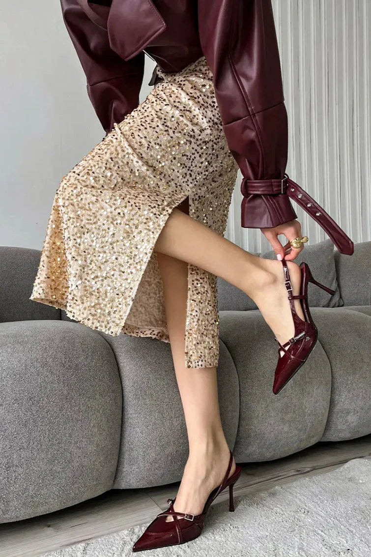 Sequin Elegant Unique Skirt - Image 4