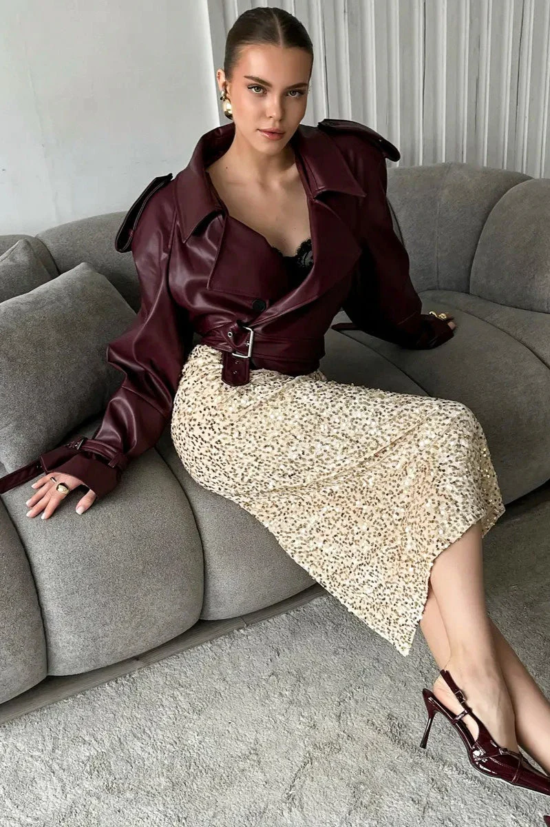 Sequin Elegant Unique Skirt - Image 5