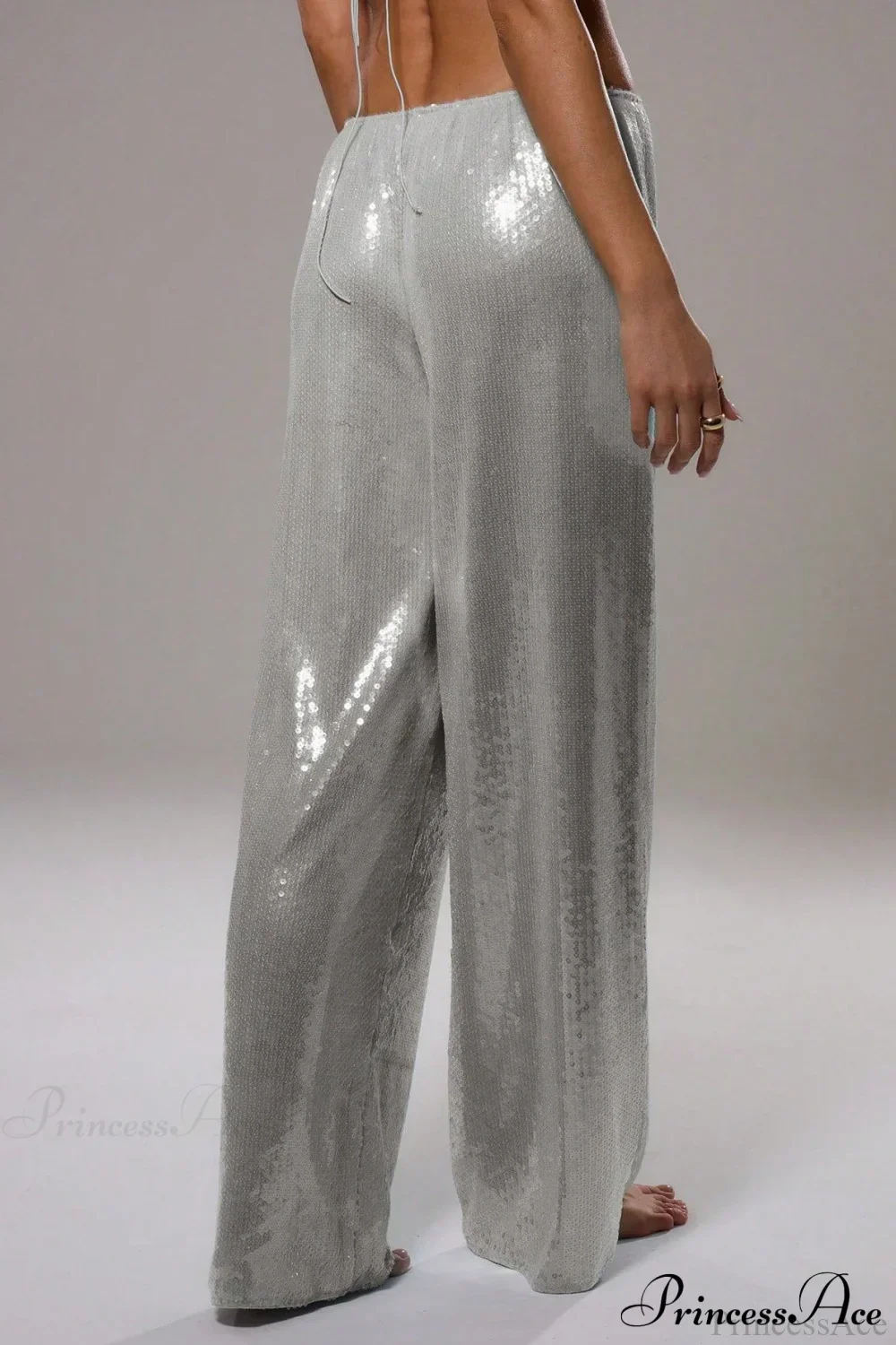 Sequin Loose Wide-Leg Casual Pants - Image 14