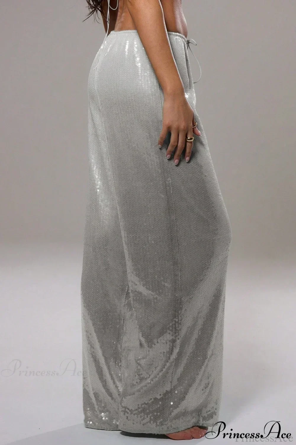 Sequin Loose Wide-Leg Casual Pants - Image 15