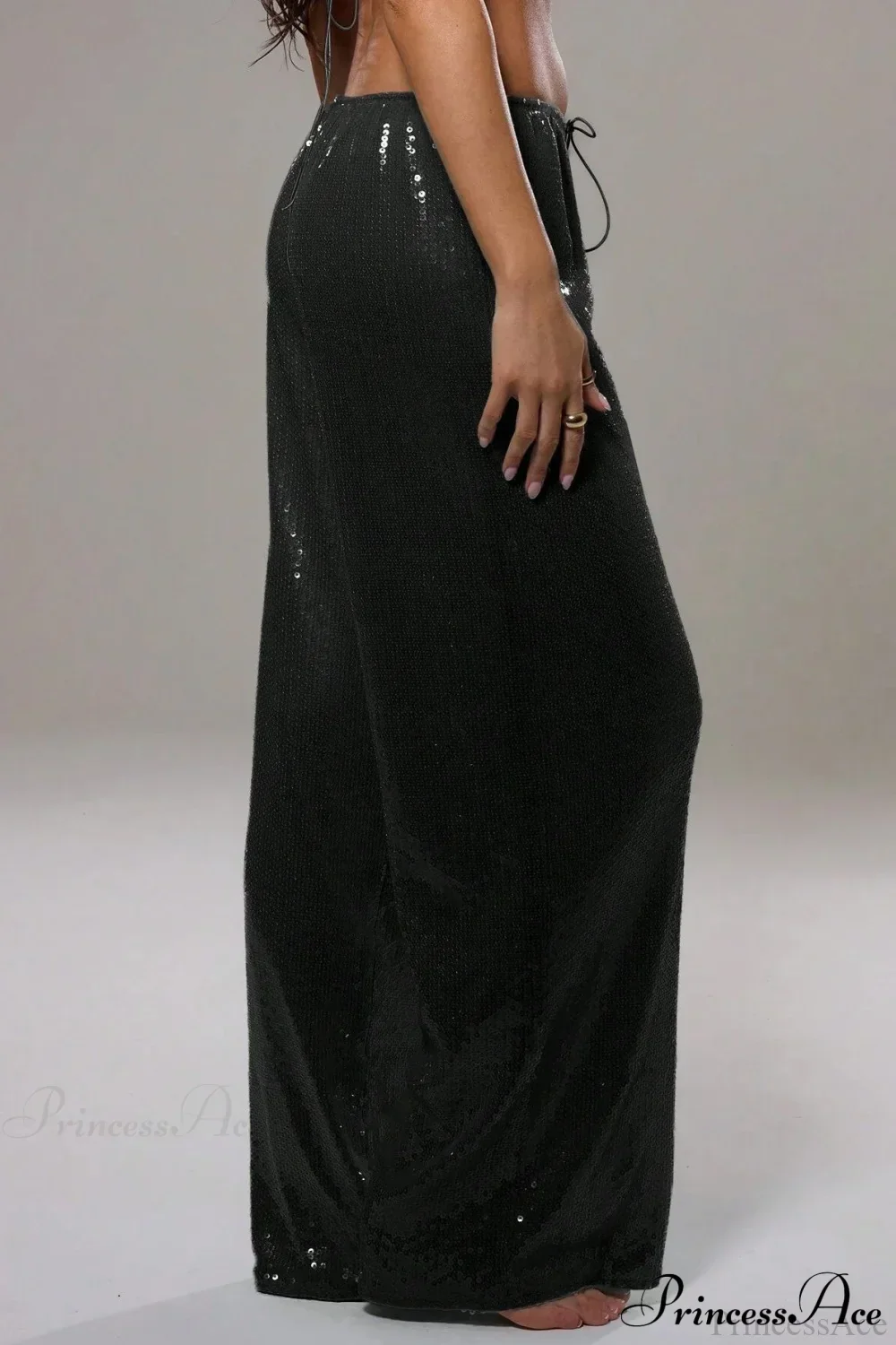 Sequin Loose Wide-Leg Casual Pants - Image 7