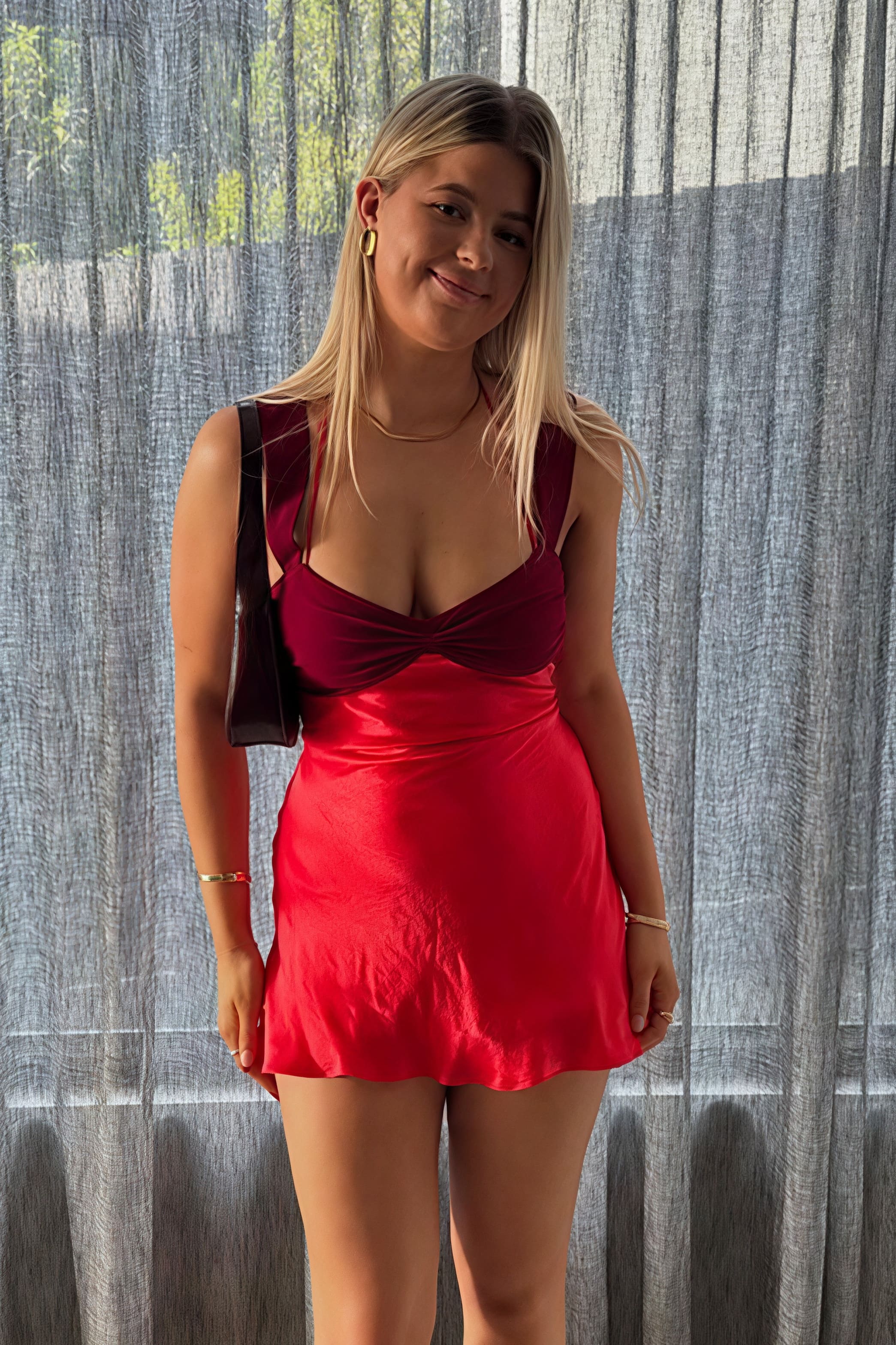 Sexy Cami Backless Satin Mini Dress - Image 8