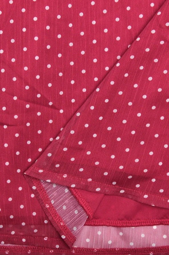 Sexy Chiffon Polka Dot Backless Tie Mini Dress - Image 6
