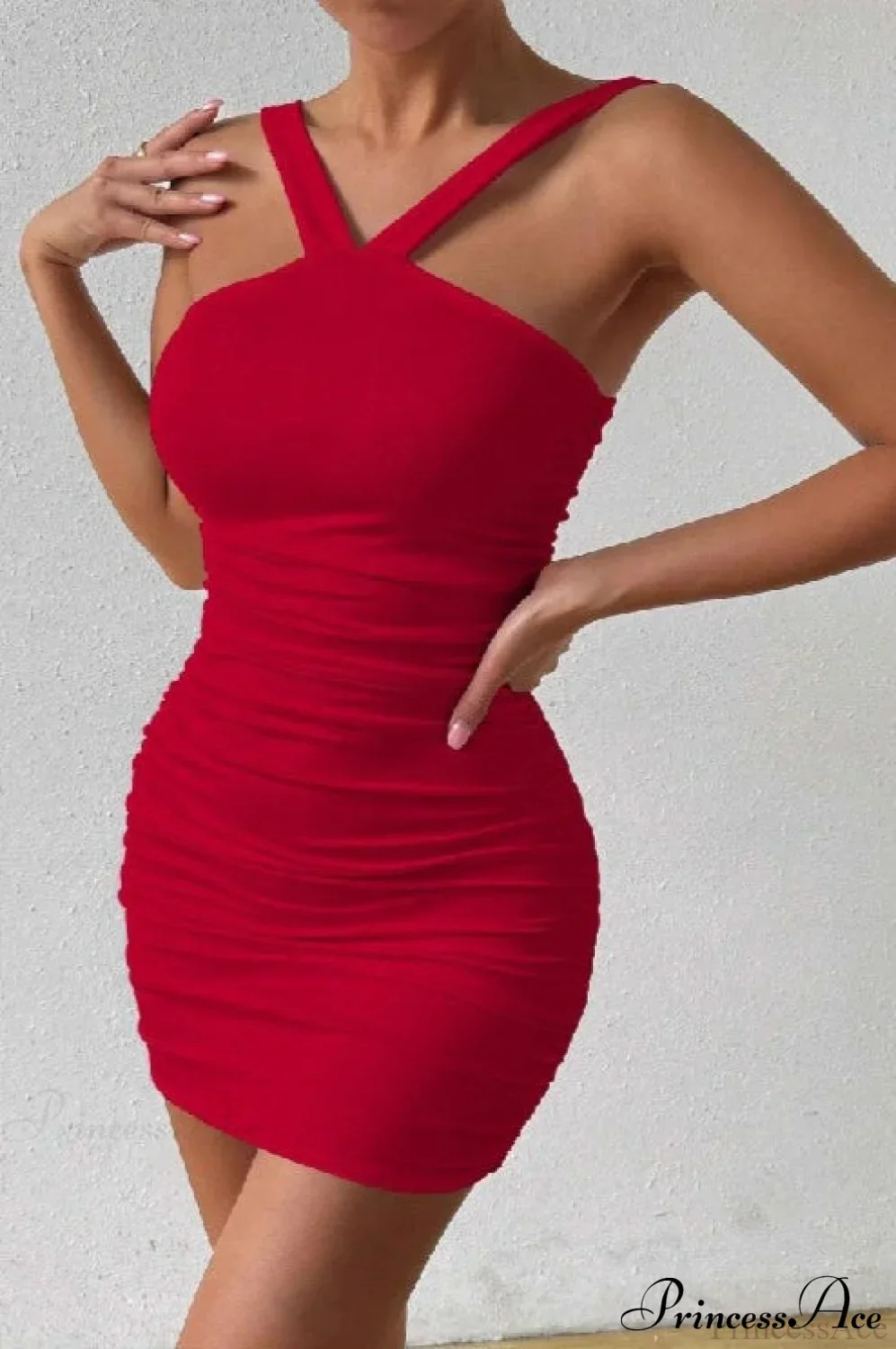 Sexy Crisscross Strap Bodycon Party Dress - Image 3