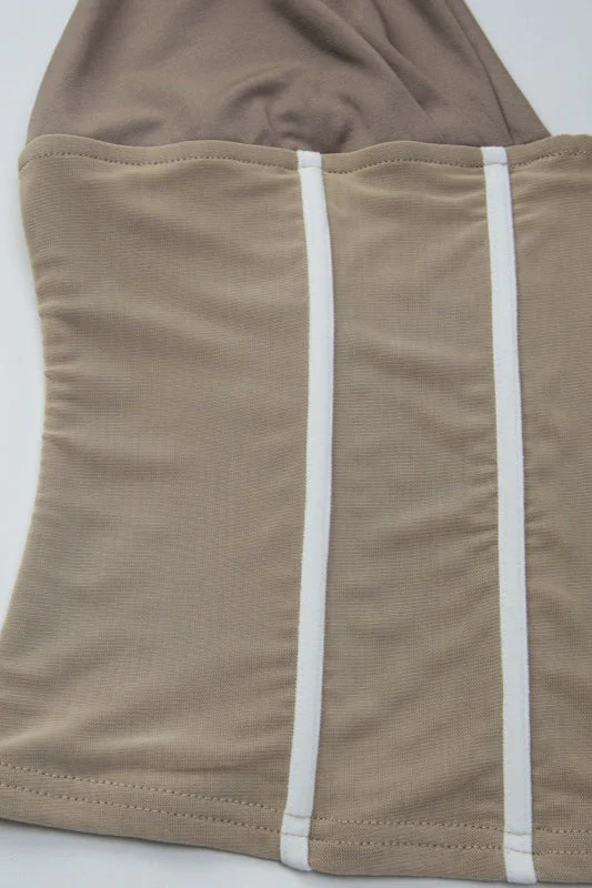 Sexy Deep V Mesh Bone Cami Top - Image 6
