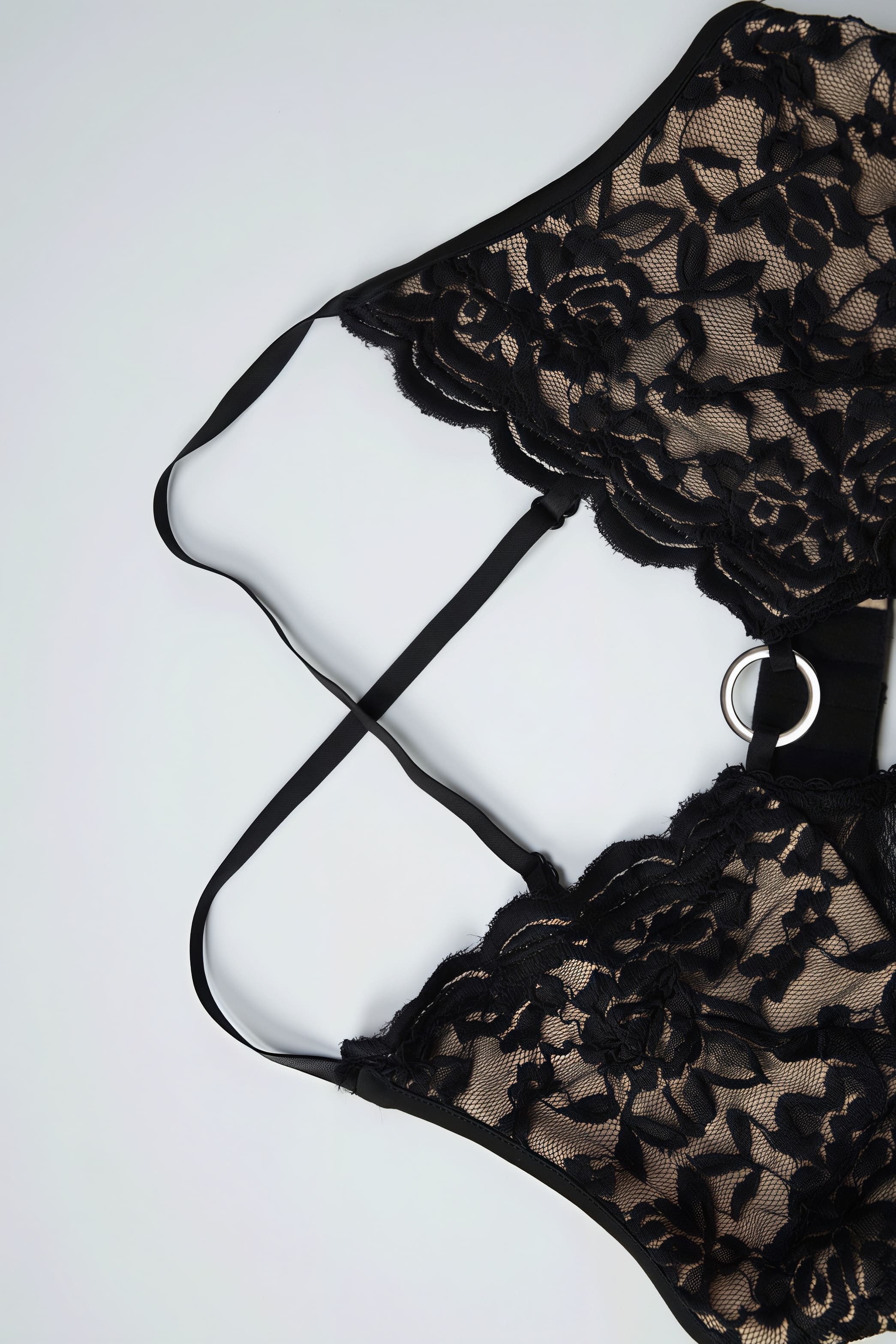 Sexy Lace Strapless Cami Bodycon Maxi Dress - Image 6