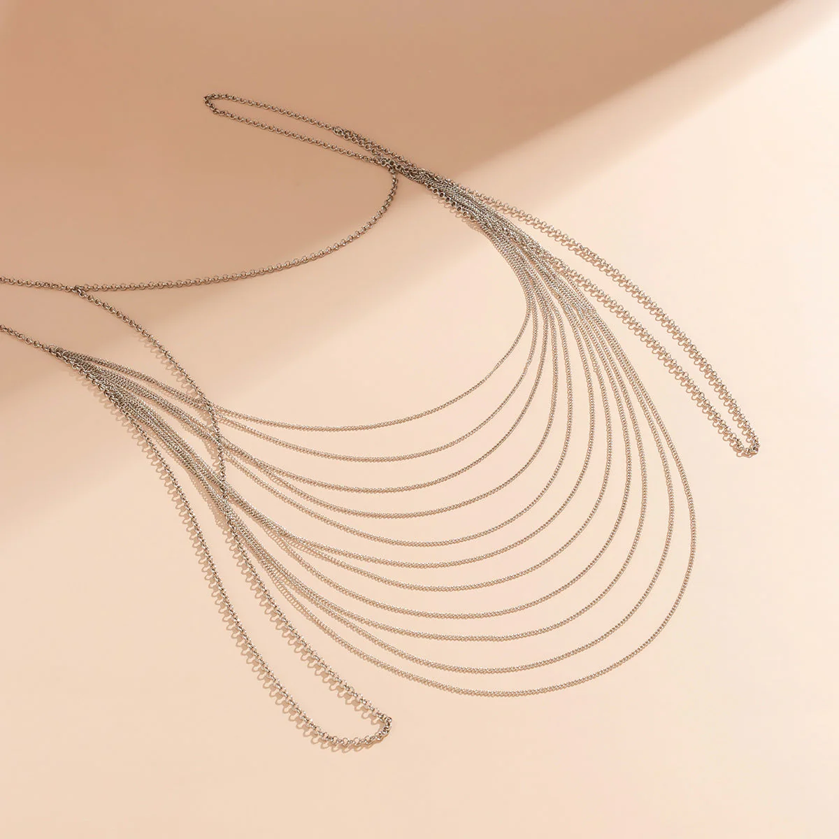 Sexy Metal Chain Tassel Back Body Chain - Image 6