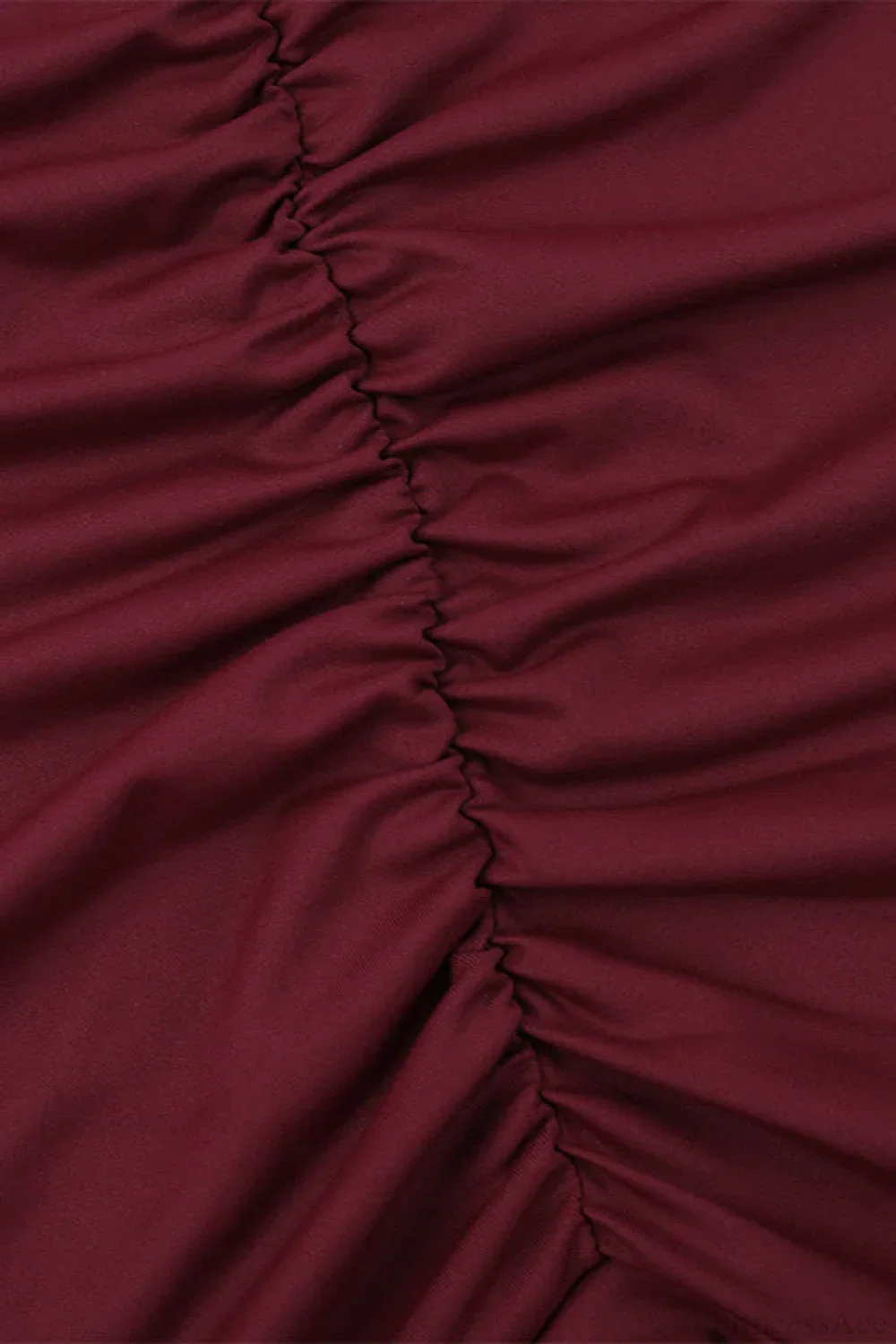 Sexy Off Shoulder Ruched Ruffle Long Sleeve Mini Dress - Image 4