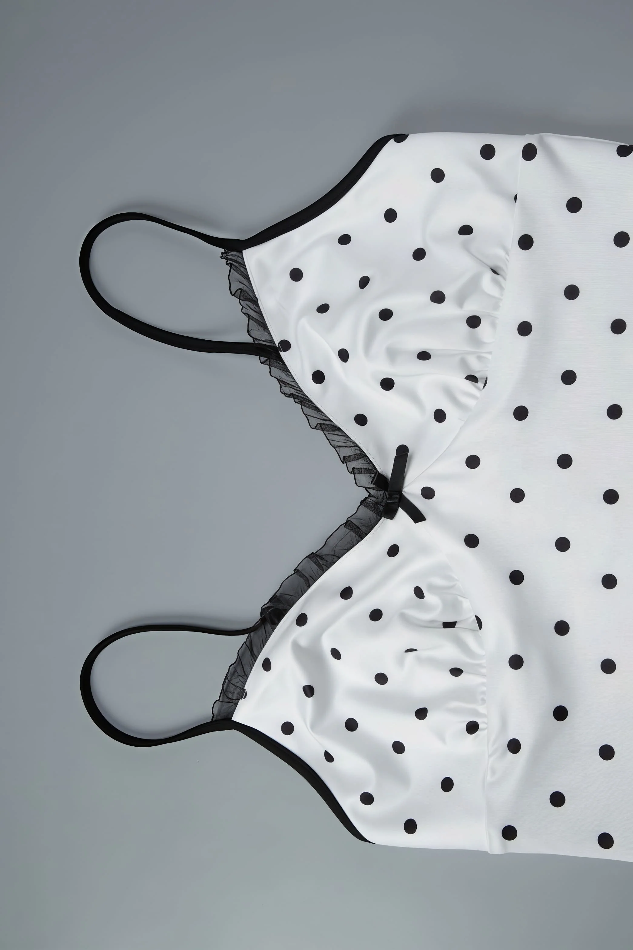 Sexy Polka Dot Cami Fitted Skirt Set - Image 7