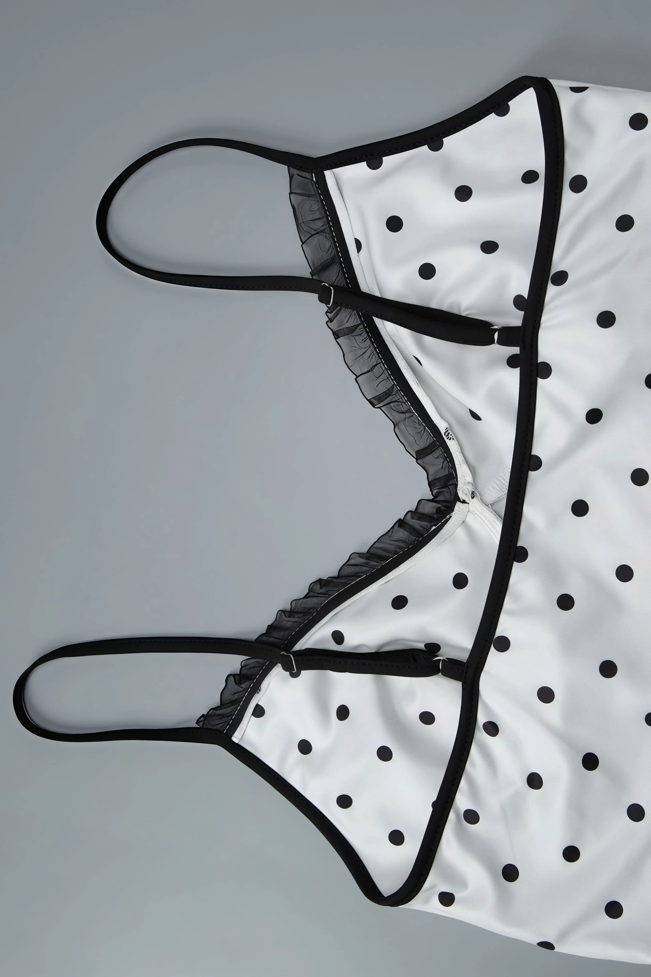 Sexy Polka Dot Cami Fitted Skirt Set - Image 8
