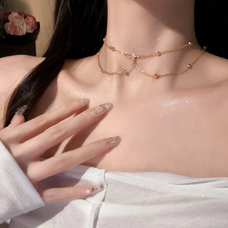 Sexy Thin Chain Sparkling Rhinestone Body Chain - Image 4