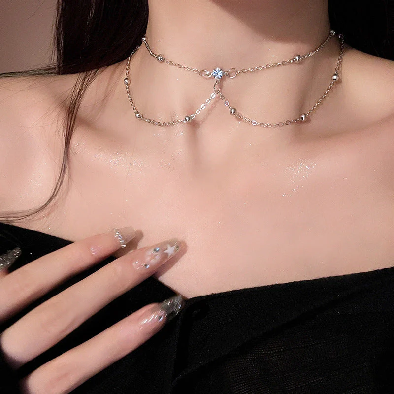 Sexy Thin Chain Sparkling Rhinestone Body Chain - Image 6