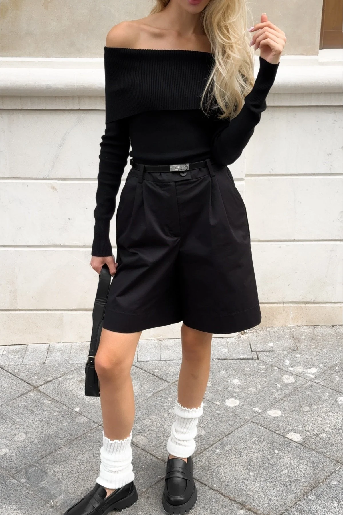 Sexy Tight Solid Off-the-Shoulder Long Sleeve Tee - Image 4