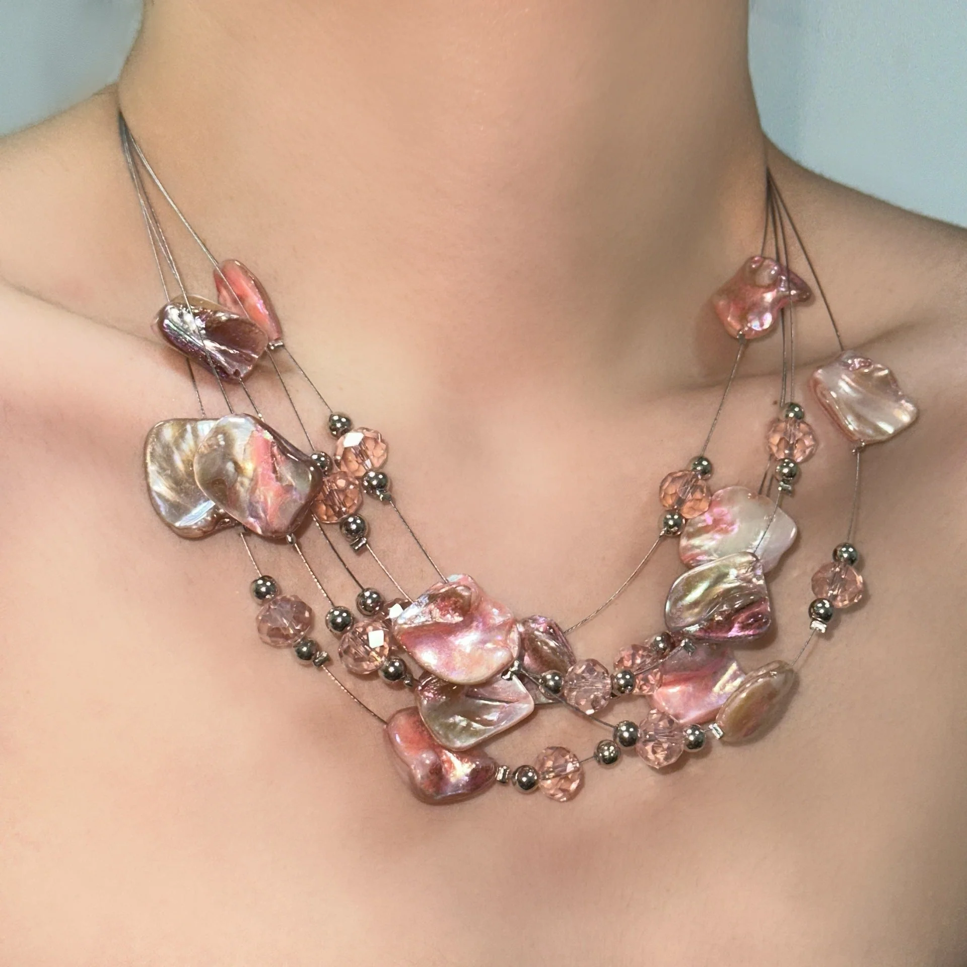 Shell Irregular Boho Minimal NeckLace - Image 5