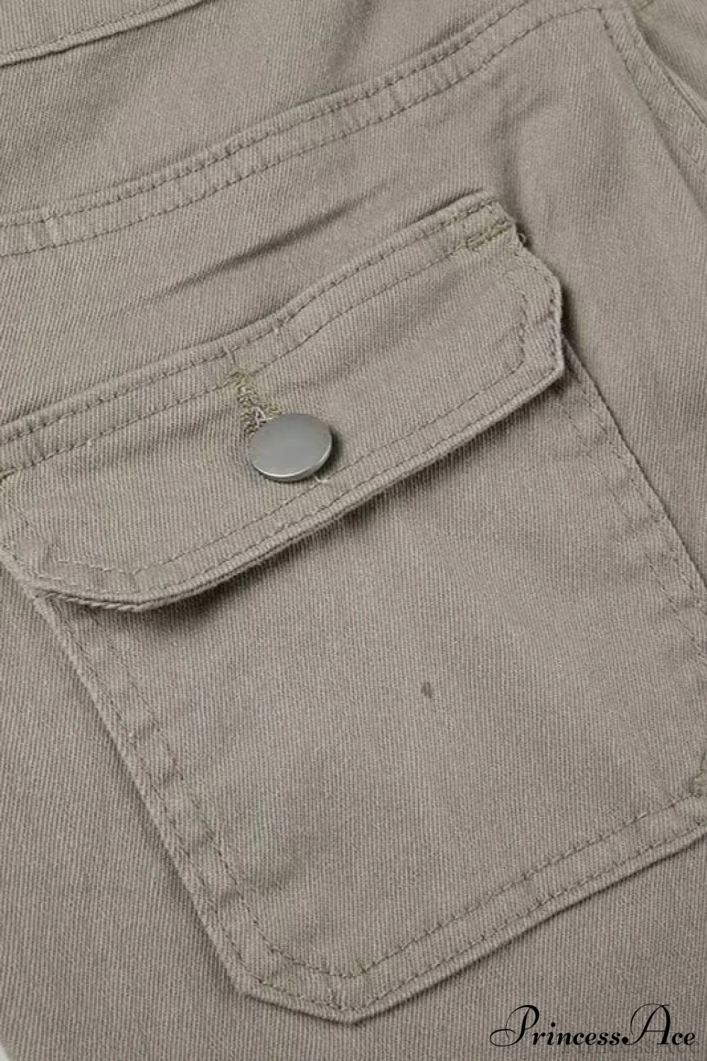 Skinny Low Rise Vintage Bootcut Cargo Pants - Image 5