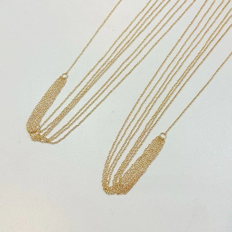 Sleek Gold Tassel Sexy Body Chain - Image 5